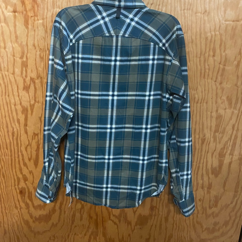 Rag & Bone Men’s Plaid Engineered Jack Snap Flannel Shirt - Picture 14 of 15